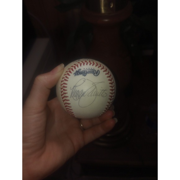 Johnny Bench And Reggie Smith Rawlings Autographed Baseballa With Scorecard Date - Picture 2 of 5